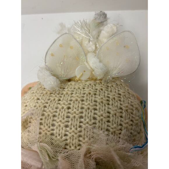 Phyllis Vaughn V Originals Whimsical Art Doll OOAK w Tag Cream Shelf Sitter - Picture 4 of 8